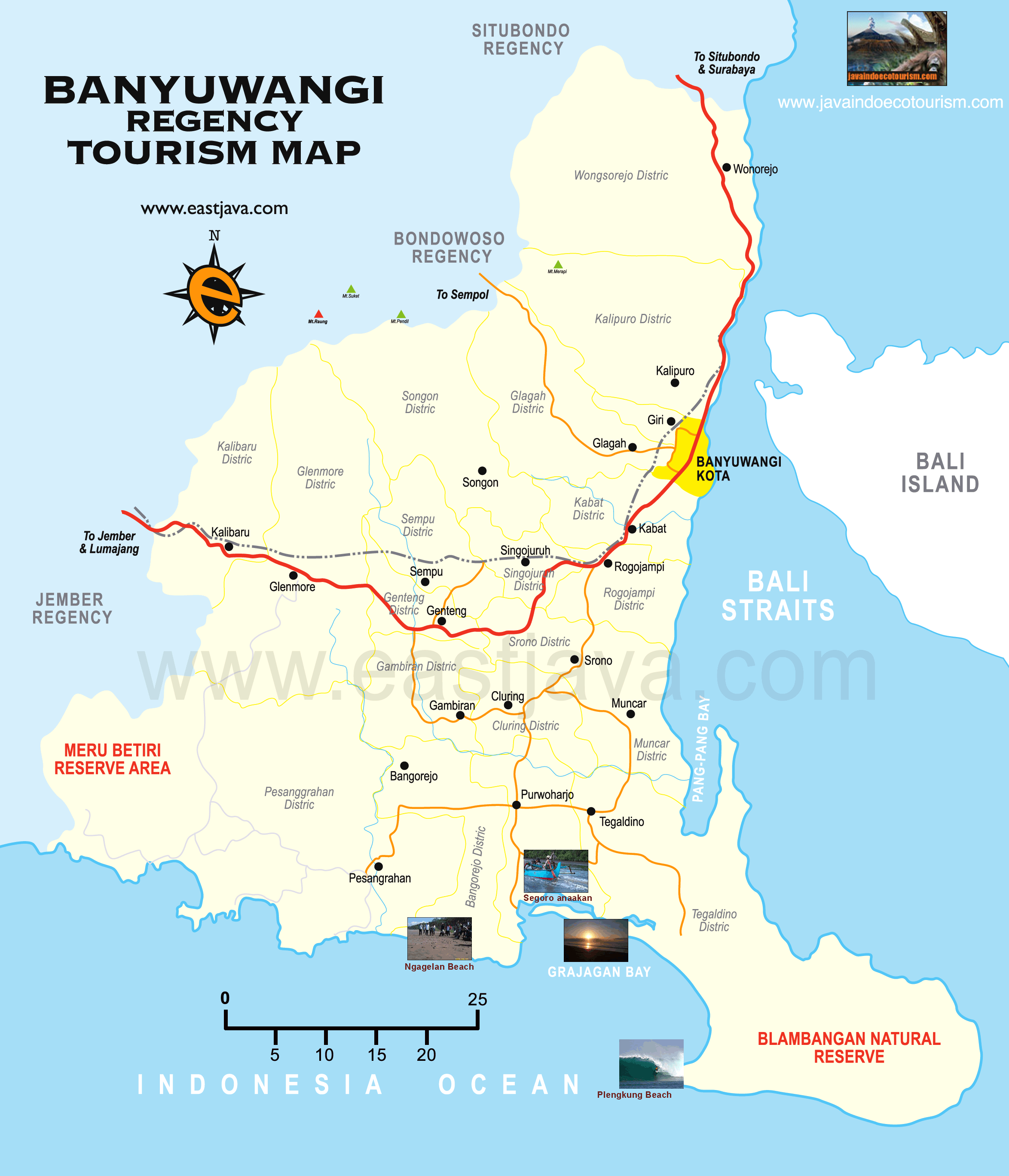 Plengkung Jika Dilihat Dari Peta Kabupaten Banyuwangi