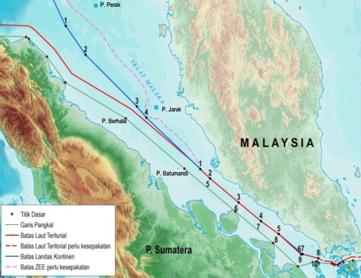 Peta Indonesia: Peta Batas Zee Indonesia